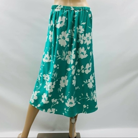 NEW J Crew Factory Florance Satin Aline Midi Skirt L - Picture 8 of 11